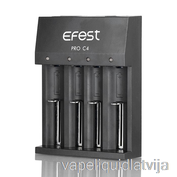 Efest Pro C4 4 Nodalījumu Viedais Akumulatora Lādētājs Vape šķidrums