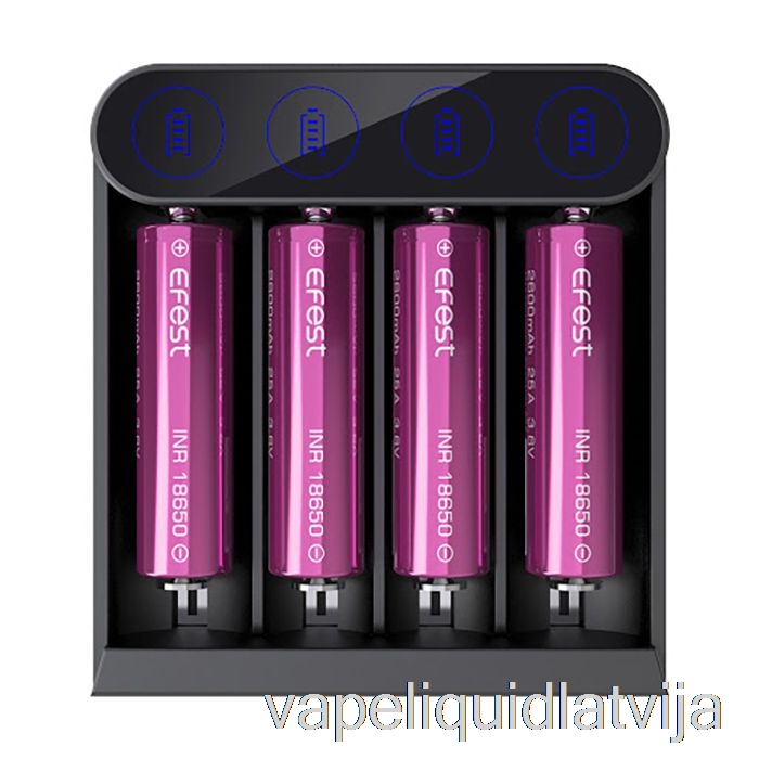 Efest Slim K4 Usb-c Akumulatora Lādētājs Vape šķidrums