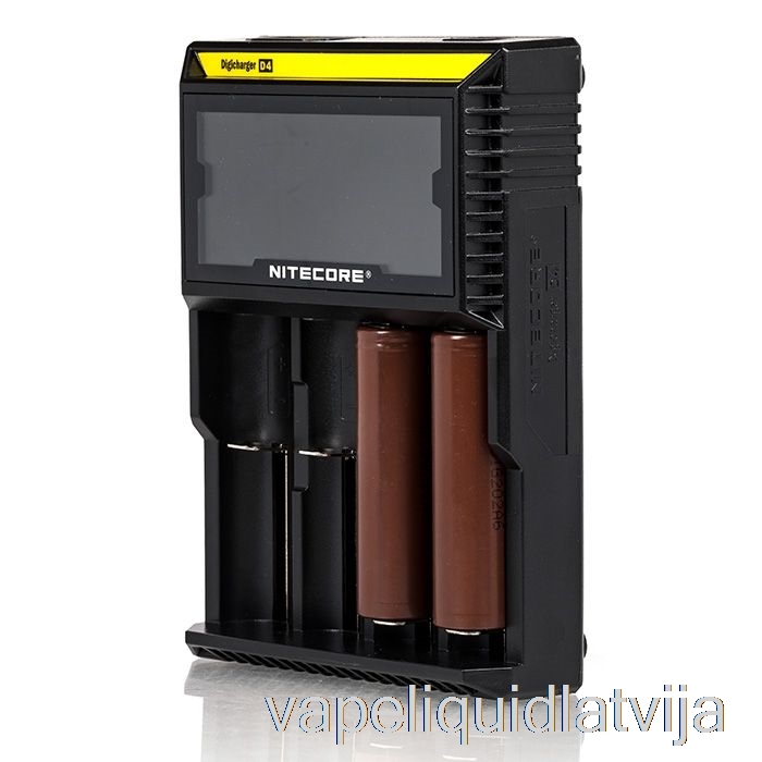 Nitecore D4 Akumulatoru Lādētājs (4 Nodalījumu) Vape šķidrums
